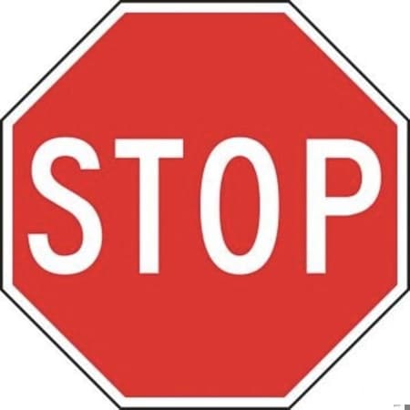 Accuform Safety Sign STOP 18 in OCTAGON MVHR473XT MVHR473XT